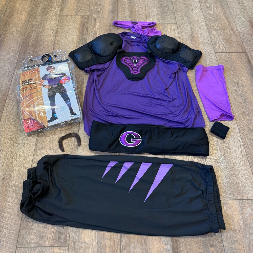 Adult Purple Cobra Uniform Costume - Dodgeball